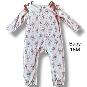 Disney Winnie the Pooh long sleeve jumpsuit size 18 months